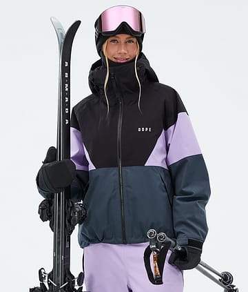 Spartan W Skijacke Damen Sport Black/Faded Violet/Metal Blue