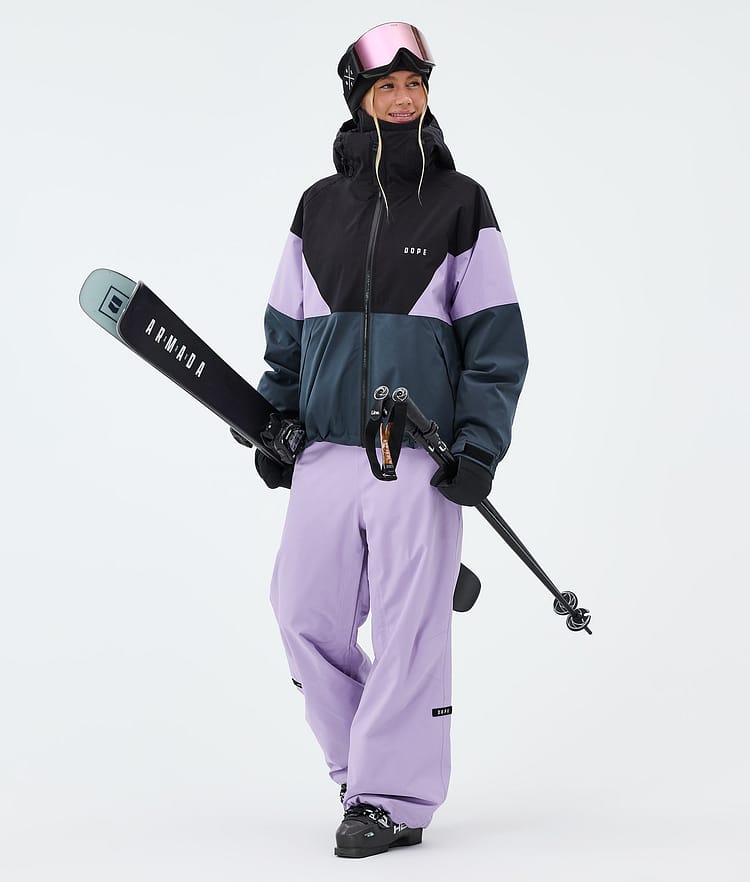 Spartan W Ski Jacket Women Sport Black/Faded Violet/Metal Blue, Image 2 of 8