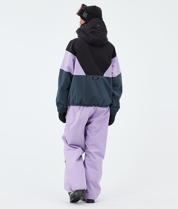 Spartan W Ski Jacket Women Sport Black/Faded Violet/Metal Blue, Image 3 of 8