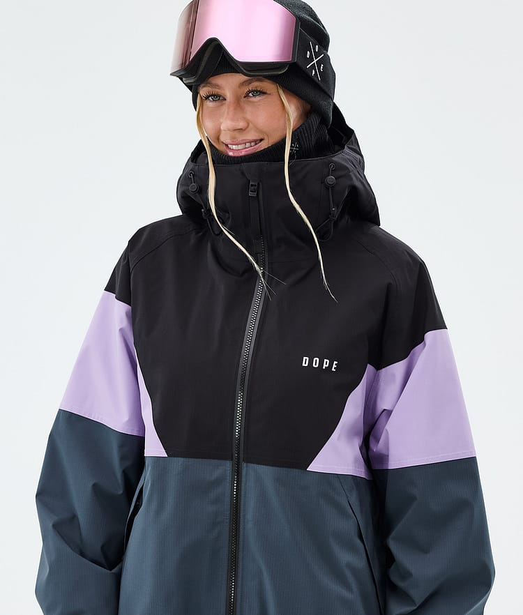 Spartan W Ski Jacket Women Sport Black/Faded Violet/Metal Blue, Image 4 of 8