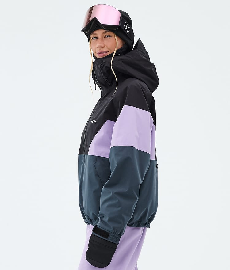 Spartan W Ski Jacket Women Sport Black/Faded Violet/Metal Blue, Image 5 of 8