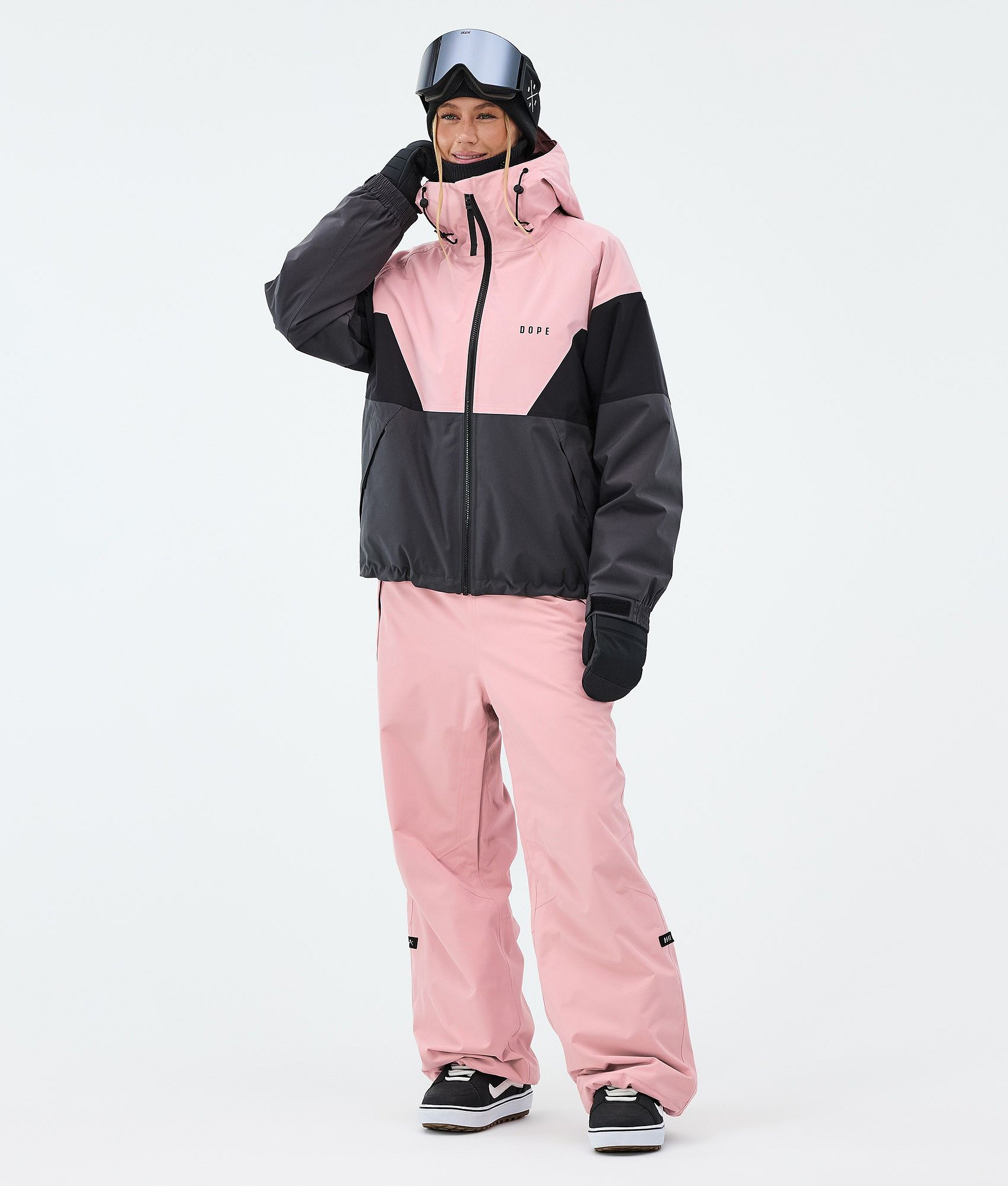 Dope Spartan W/Big W スノーボードウェアセット レディース Soft Pink
