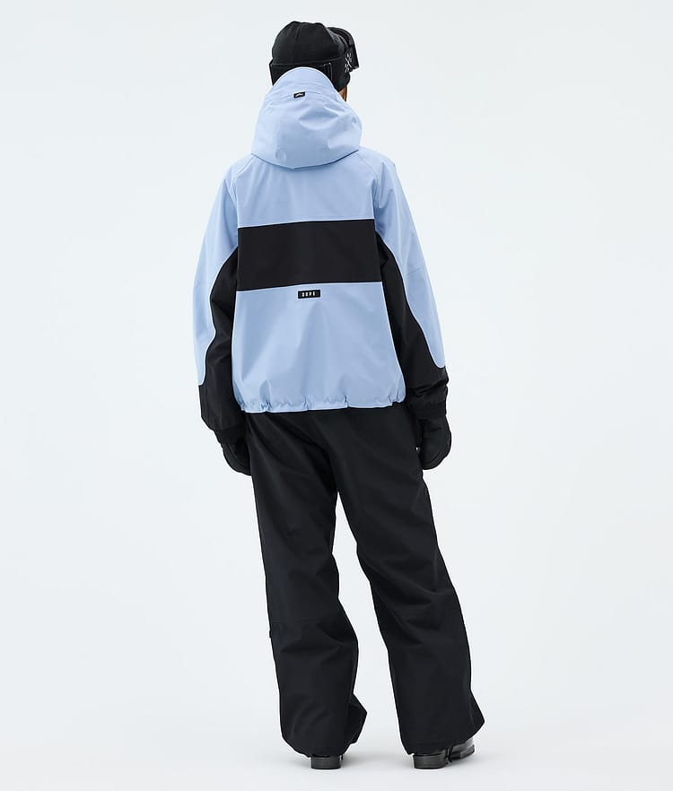 Spartan W Ski Jacket Women Stripe Light Blue/Black, Image 3 of 8
