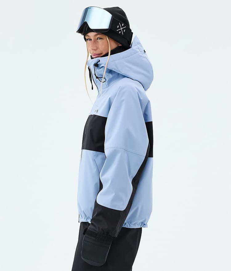 Spartan W Ski Jacket Women Stripe Light Blue/Black, Image 5 of 8