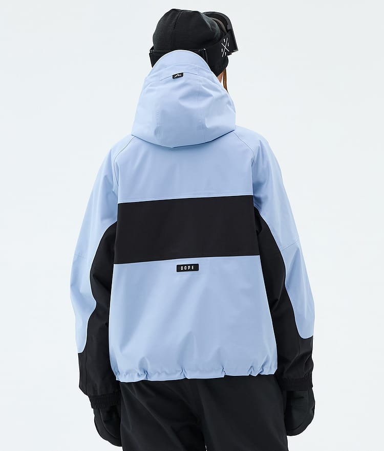 Spartan W Ski Jacket Women Stripe Light Blue/Black, Image 6 of 8