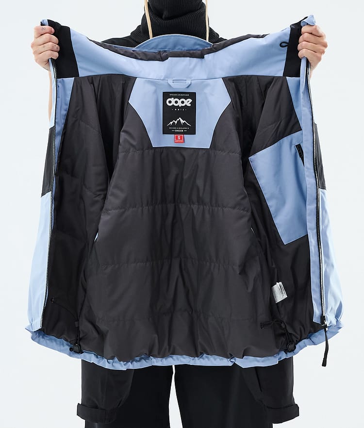 Spartan W Ski Jacket Women Stripe Light Blue/Black, Image 8 of 8