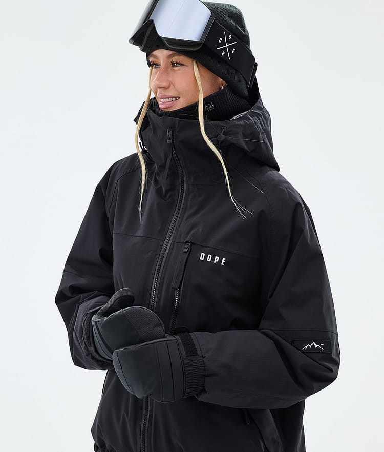Apex W Bunda na Snowboard Dámské Black, Image 4 of 9