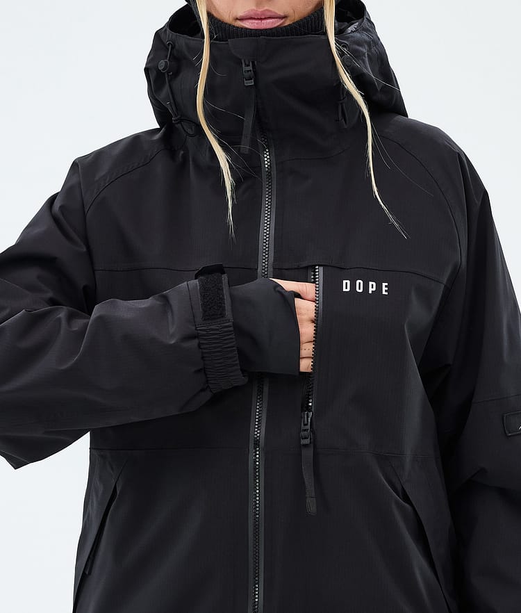 Apex W Skijacke Damen Black, Image 8 of 9