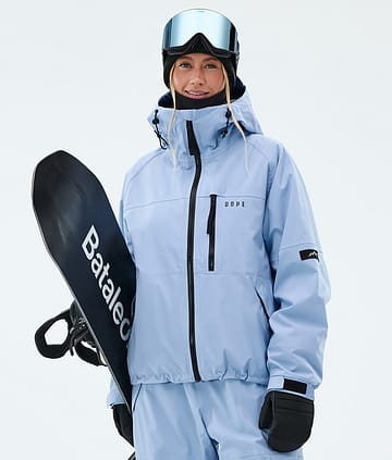 Apex W Snowboard Jacket Women Light Blue