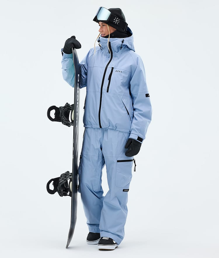 Apex W Snowboardjacke Damen Light Blue, Image 2 of 9
