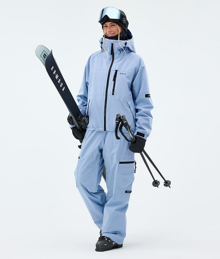 Apex W Skijacke Damen Light Blue, Image 2 of 9