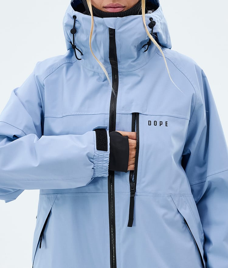 Apex W Skijacke Damen Light Blue, Image 8 of 9