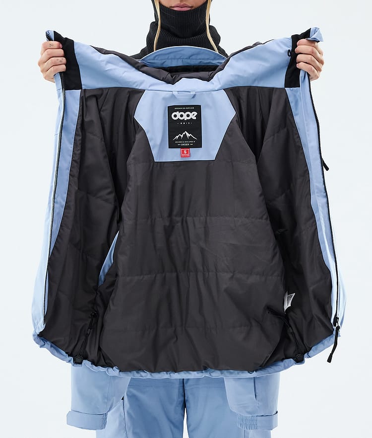 Apex W Skijacke Damen Light Blue, Image 9 of 9