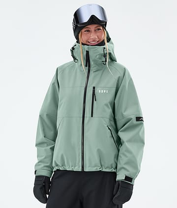Apex W Snowboard Jacket Women Faded Green