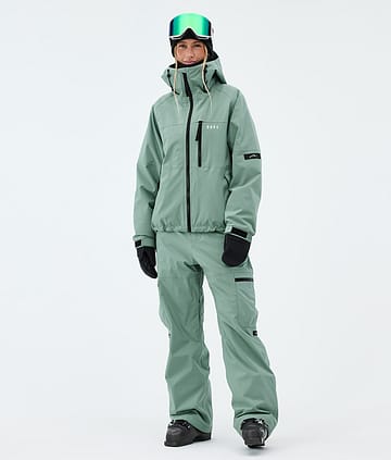 Apex W Outfit de Esquí Mujer Faded Green