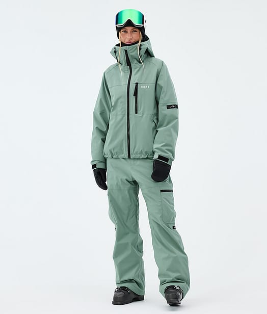 Apex W Ski Outfit Faded Green