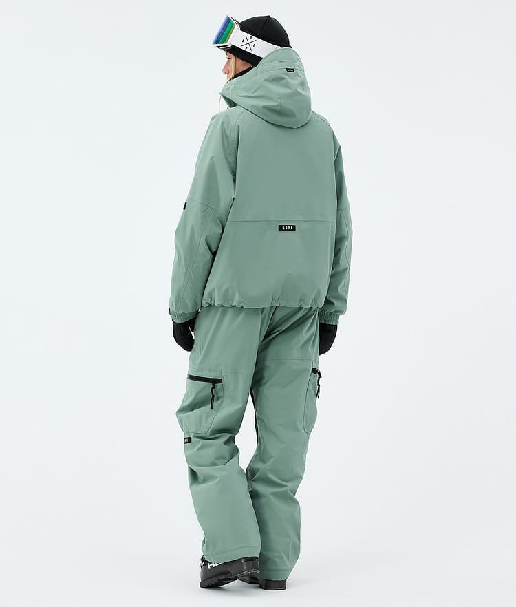 Apex W Ski jas Dames Faded Green, Image 3 of 9