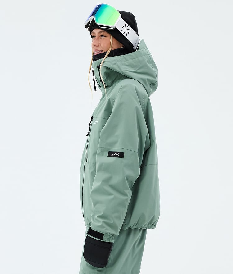 Apex W Ski jas Dames Faded Green, Image 5 of 9