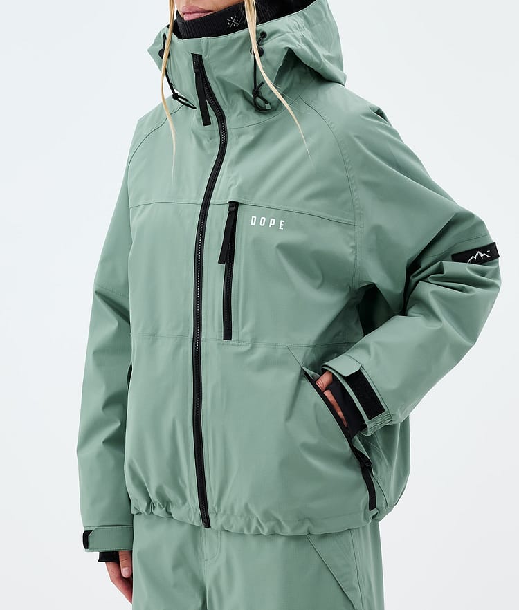 Apex W Ski jas Dames Faded Green, Image 7 of 9