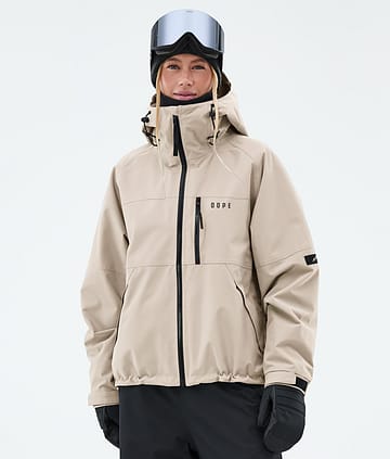 Apex W Snowboard Jacket Women Sand