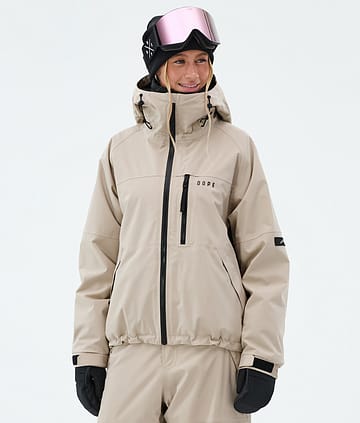 Apex W Snowboard Jacket Women Sand
