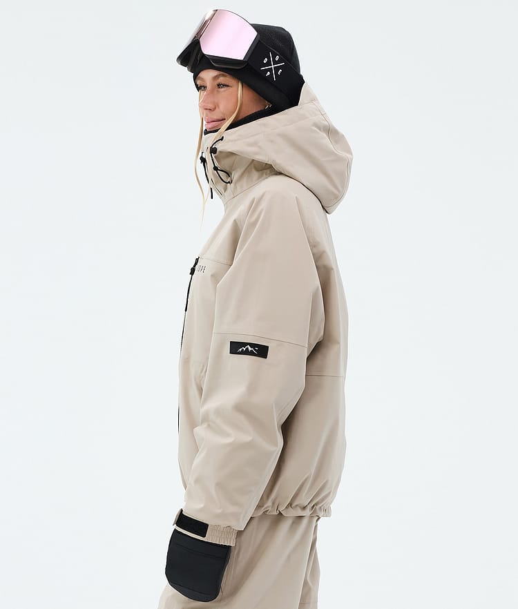 Apex W Skijacke Damen Sand, Image 5 of 9