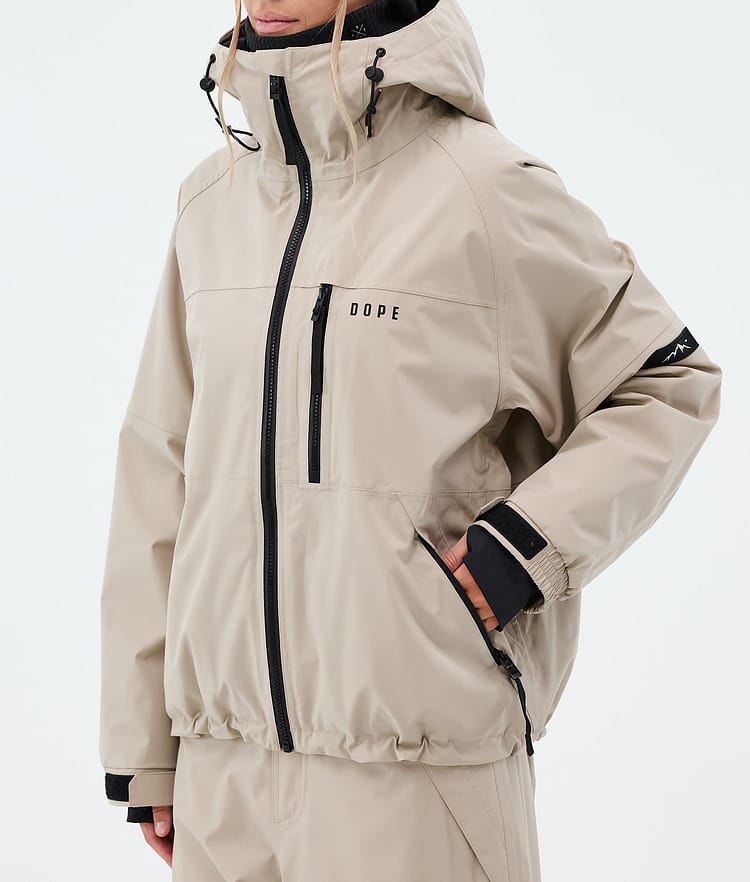 Apex W Skijacke Damen Sand, Image 7 of 9