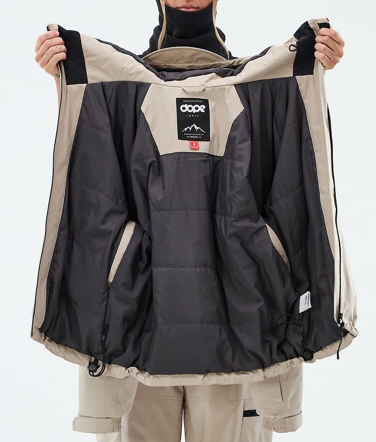 Apex W Skijacke Damen Sand, Image 9 of 9
