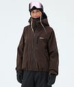 Dope Apex W Skijacke Damen Dark Brown