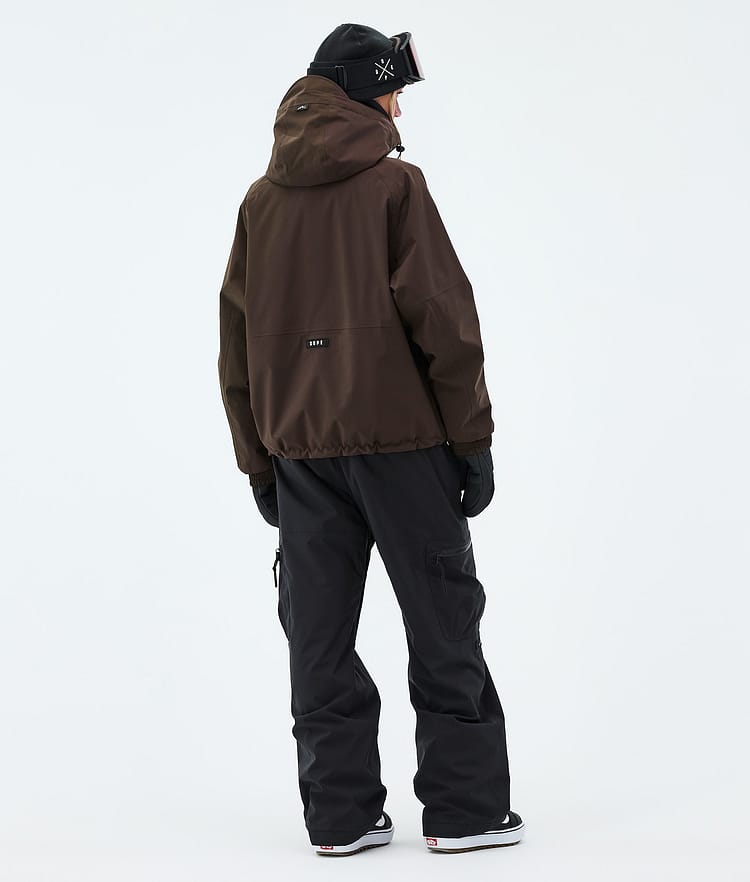 Apex W Snowboardjacke Damen Dark Brown, Image 3 of 9
