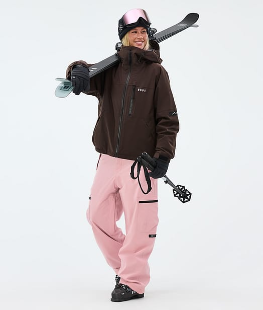 Apex W Outfit Ski Dark Brown/Soft Pink
