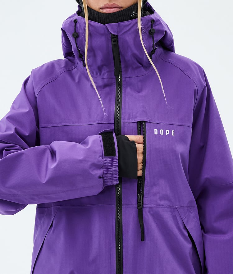 Apex W Snowboardjacke Damen Vivid Purple, Image 8 of 9
