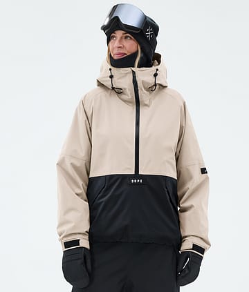 Arnok W Snowboard Jacket Women Sand/Black