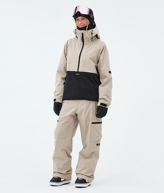 Arnok W Snowboard Outfit Sand/Black