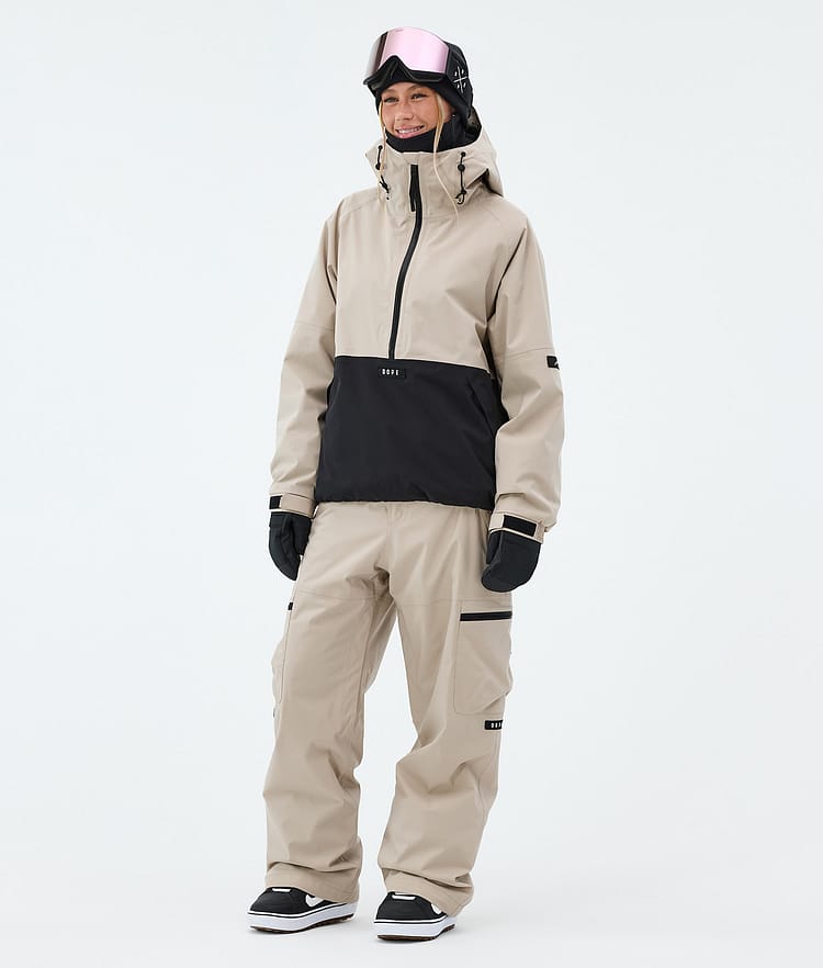 Arnok W Snowboard Jacket Women Sand/Black, Image 2 of 8
