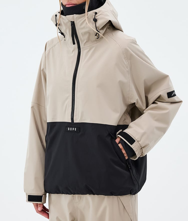 Arnok W Snowboard Jacket Women Sand/Black, Image 7 of 8