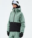 Dope Arnok W Ski Jacket Women Faded Green/Black