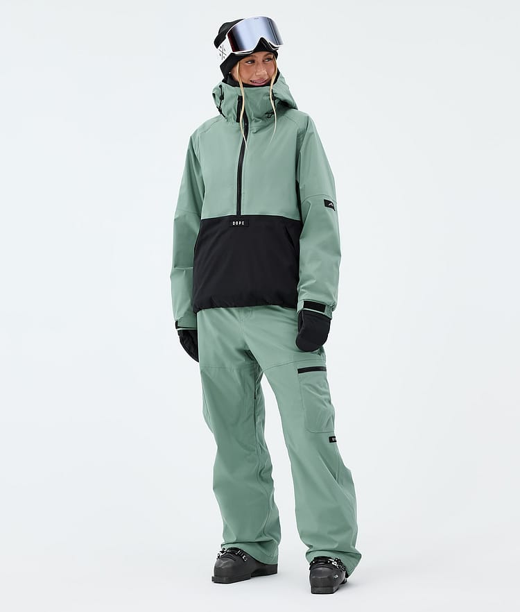 Arnok W Ski Jacket Women Faded Green/Black, Image 2 of 8