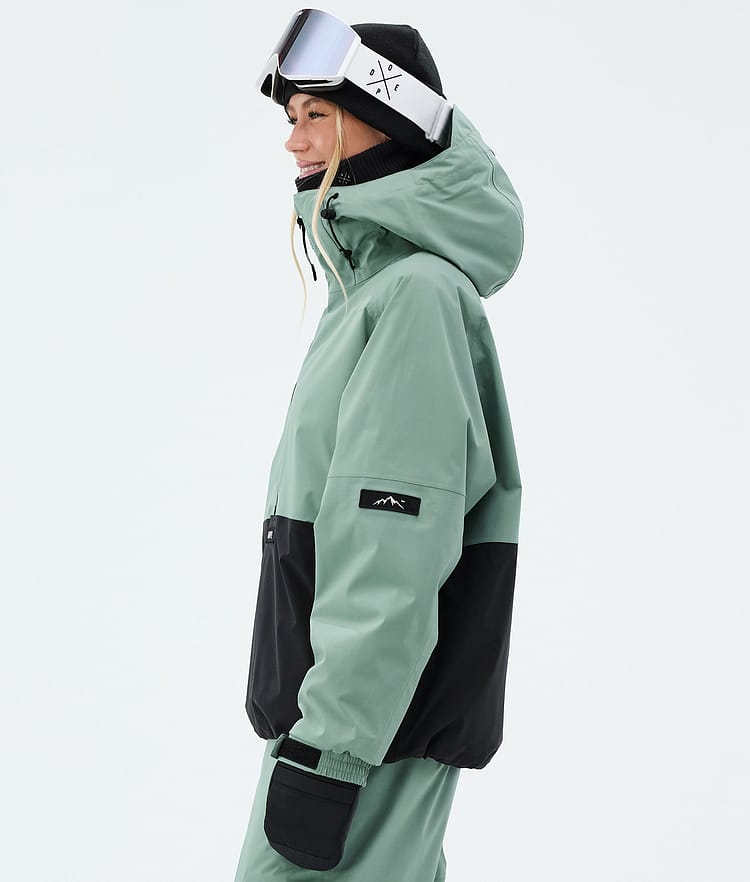 Arnok W Ski Jacket Women Faded Green/Black, Image 5 of 8