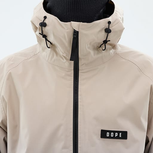 Přední zip s vnitřní klopou