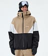 Spartan Snowboard jas Heren Stone/Light Grey/Black