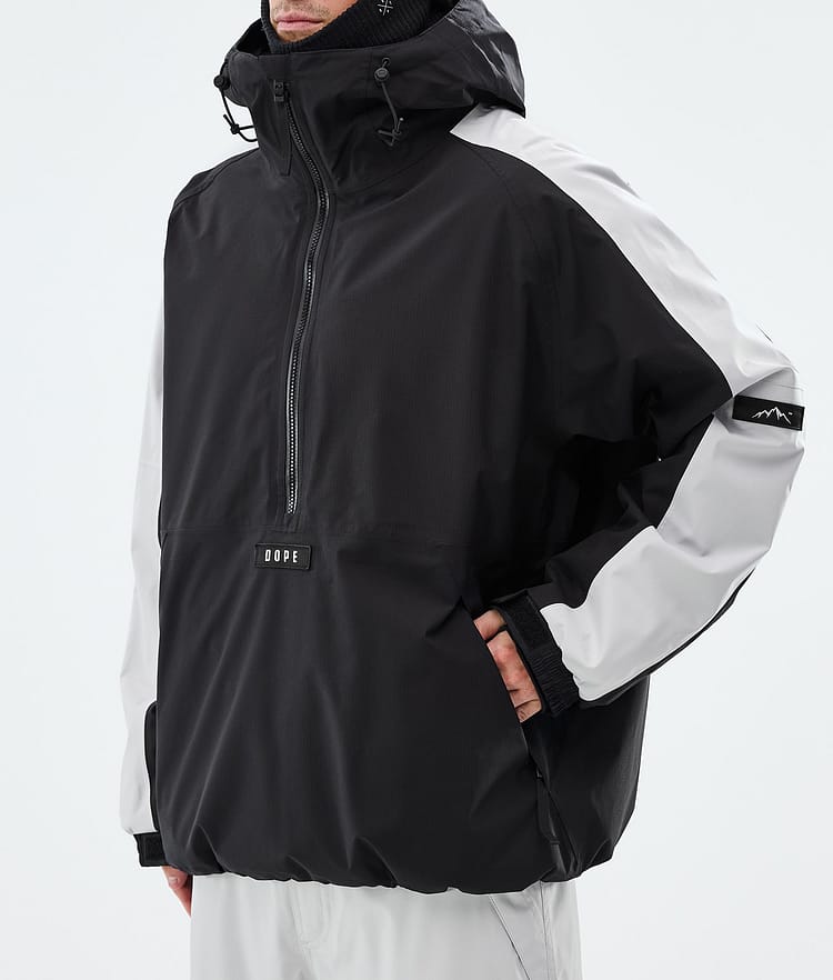 Arnok Snowboard Jacket Men Track Black/Light Grey, Image 7 of 8
