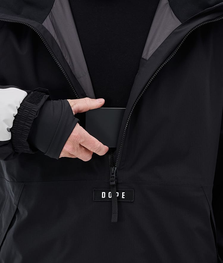 Arnok Ski Jacket Men Track Black/Light Grey, Image 8 of 8