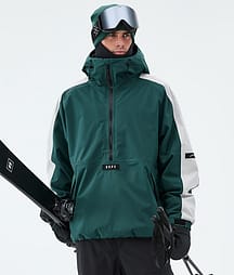 Dope Arnok Veste de Ski Homme Track Bottle Green/Light Grey