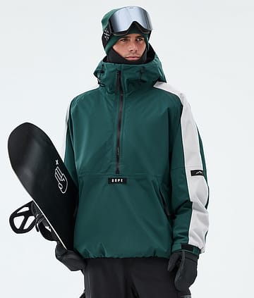 Arnok Snowboard Jacket Men Bottle Green/Light Grey