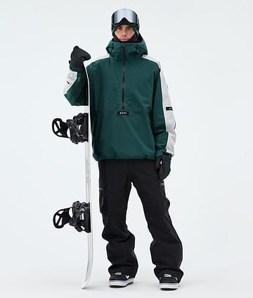 Arnok Outfit de Snowboard Hombre Bottle Green/Light Grey/Black