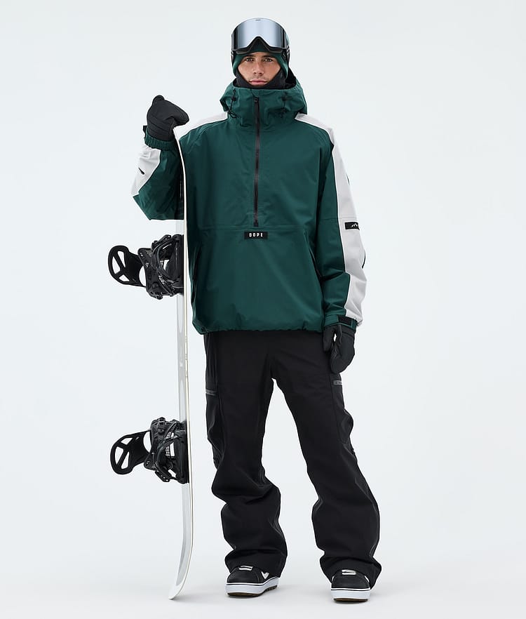 Arnok Snowboardjacke Herren Track Bottle Green/Light Grey, Image 2 of 8