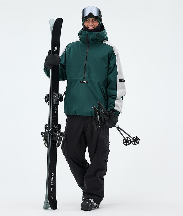 Arnok Ski Jacket Men Track Bottle Green/Light Grey, Image 2 of 8
