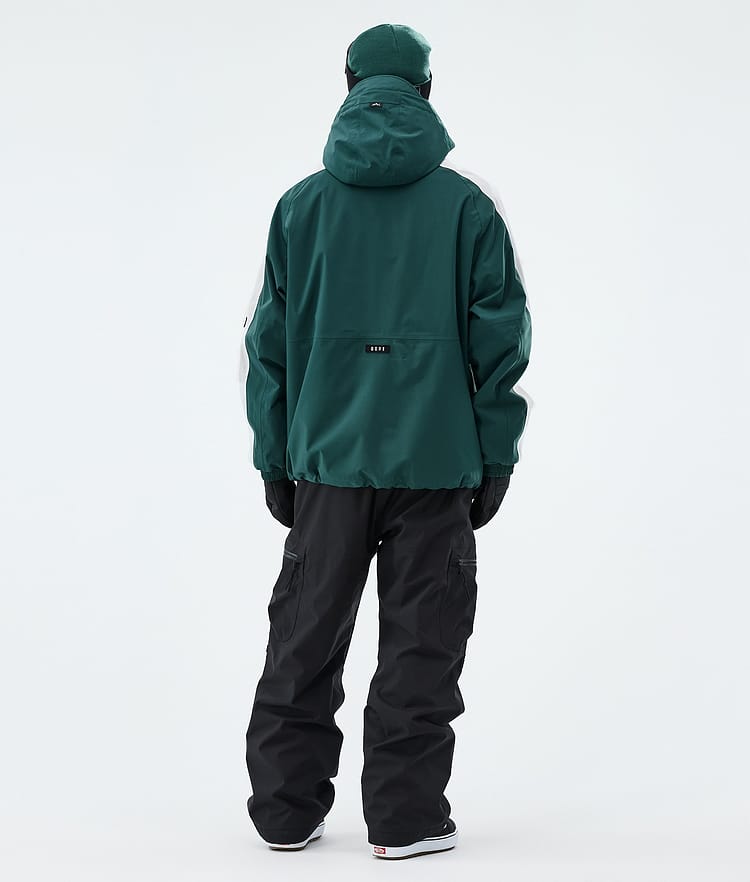 Arnok Snowboardjacke Herren Track Bottle Green/Light Grey, Image 3 of 8