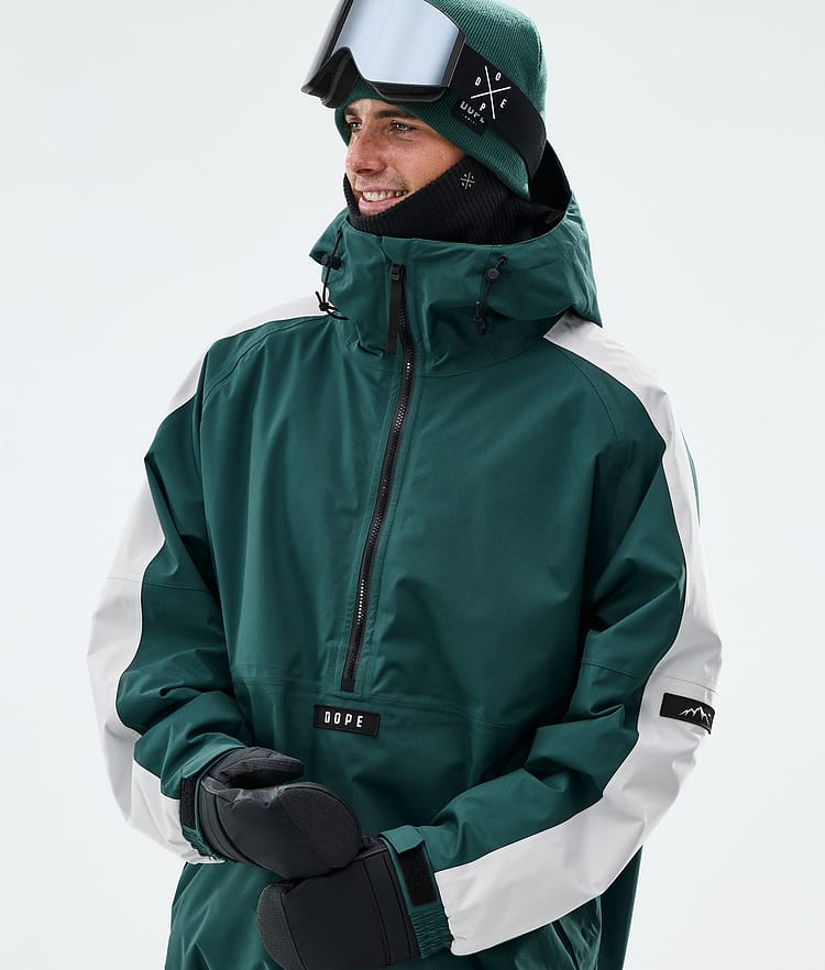 Arnok Snowboardjacke Herren Track Bottle Green/Light Grey, Image 4 of 8
